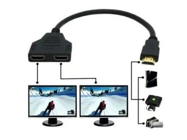 &uu CABLE HDMI SPLITTER 1 x 2 DUPLICA (3041)